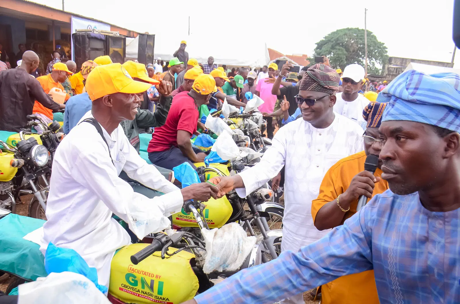 Gboyega Nasir Isiaka Empowers Constituents, Highlights Legislative and Development Strides